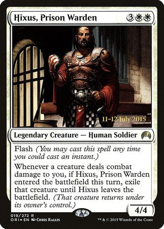 Hixus, Prison Warden [Magic Origins Promos] | Exor Games Summserside