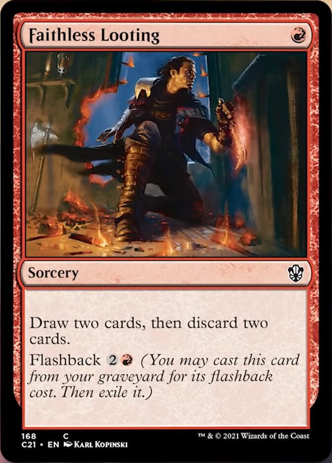 Faithless Looting [Commander 2021] | Exor Games Summserside