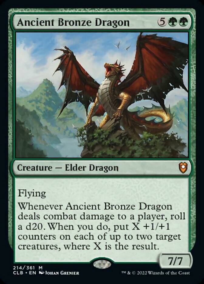 Ancient Bronze Dragon [Commander Legends: Battle for Baldur's Gate] | Exor Games Summserside