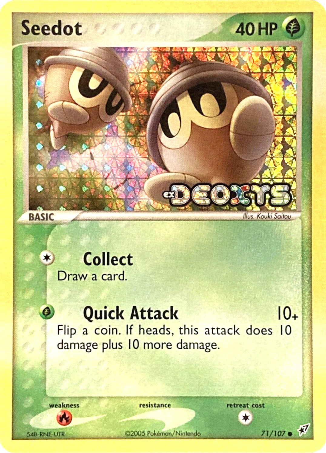 Seedot (71/107) (Stamped) [EX: Deoxys] | Exor Games Summserside