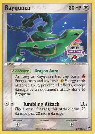 Rayquaza (22/107) (Gym Challenge Promo) [EX: Deoxys] | Exor Games Summserside