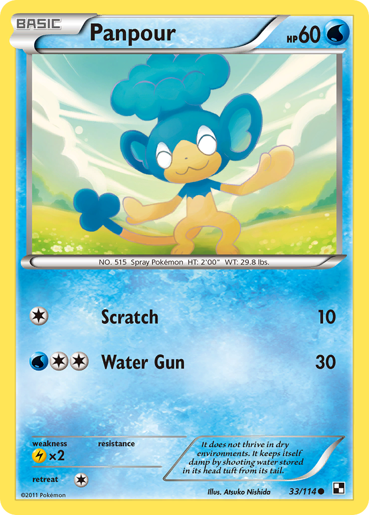 Panpour (33/114) [Black & White: Base Set] | Exor Games Summserside