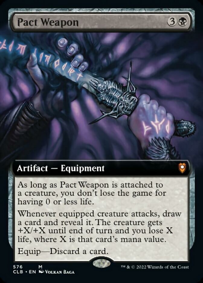 Pact Weapon (Extended Art) [Commander Legends: Battle for Baldur's Gate] | Exor Games Summserside