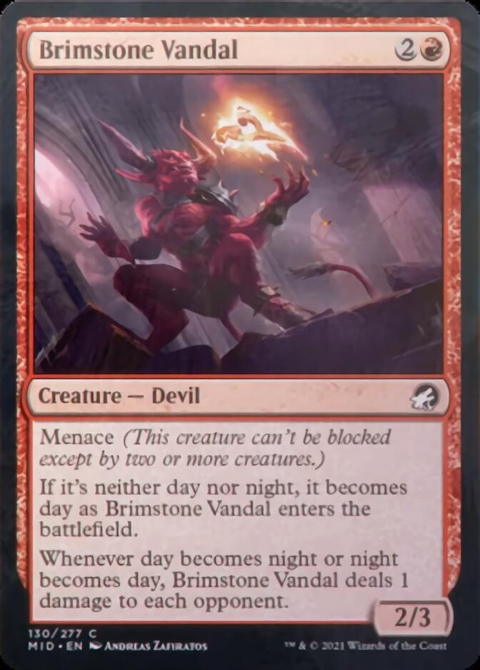 Brimstone Vandal [Innistrad: Midnight Hunt] | Exor Games Summserside