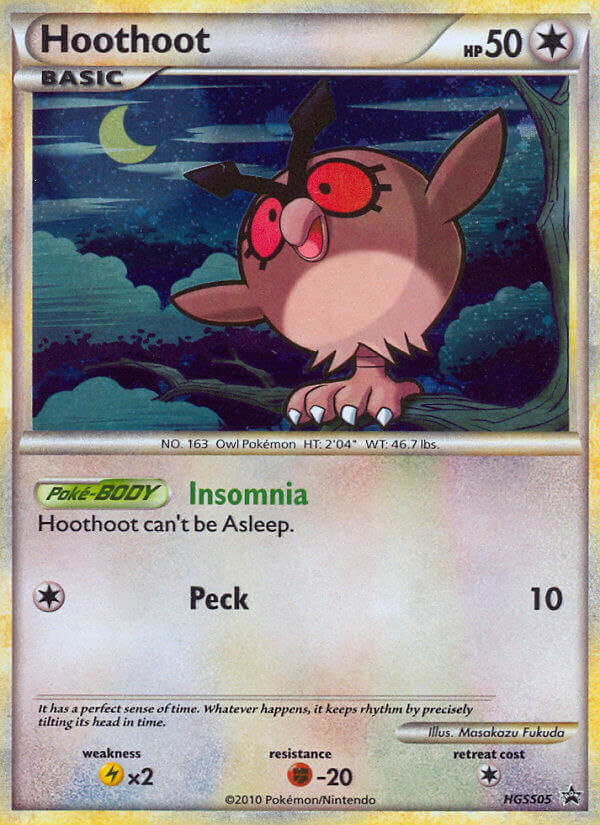 Hoothoot (HGSS05) [HeartGold & SoulSilver: Black Star Promos] | Exor Games Summserside