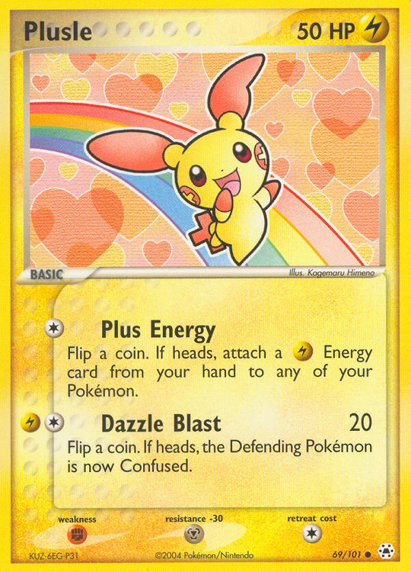 Plusle (69/101) [EX: Hidden Legends] | Exor Games Summserside