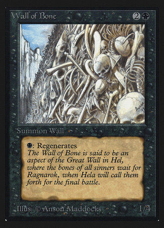 Wall of Bone (IE) [Intl. Collectors’ Edition] | Exor Games Summserside