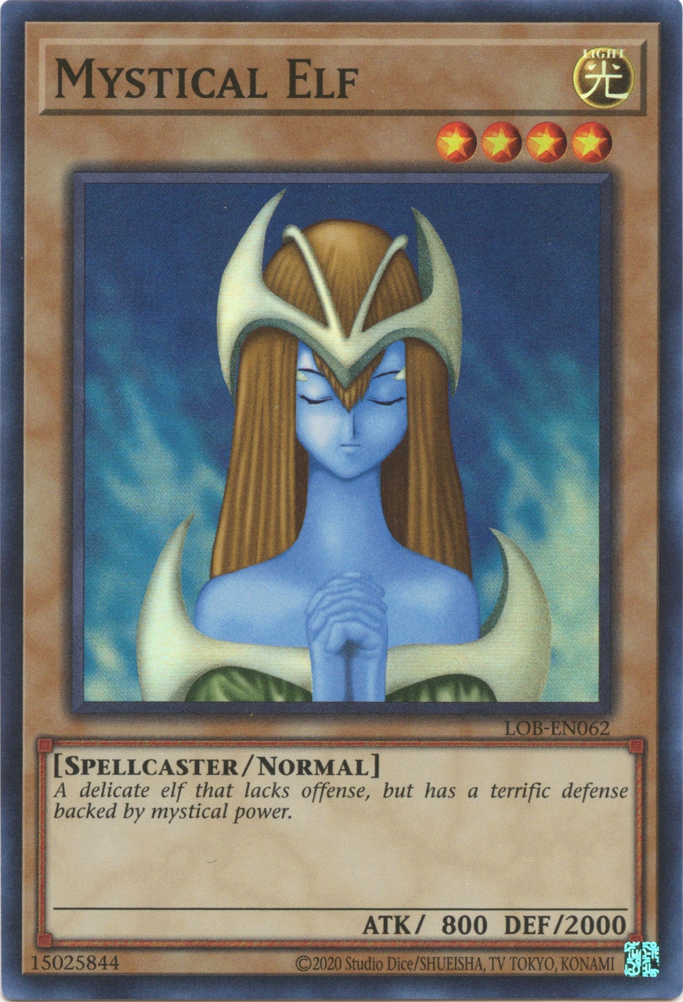 Mystical Elf (25th Anniversary) [LOB-EN062] Super Rare | Exor Games Summserside