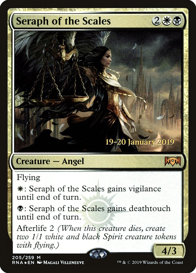 Seraph of the Scales [Ravnica Allegiance Prerelease Promos] | Exor Games Summserside