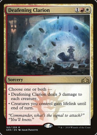 Deafening Clarion [Guilds of Ravnica] | Exor Games Summserside