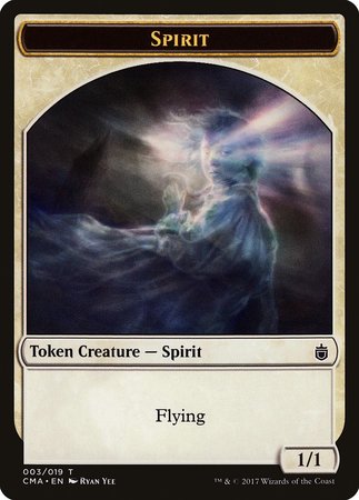 Spirit Token (003) [Commander Anthology Tokens] | Exor Games Summserside