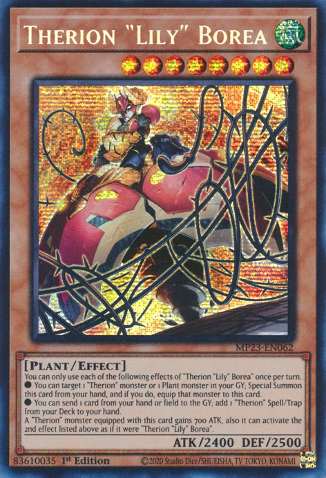 Therion "Lily" Borea [MP23-EN062] Prismatic Secret Rare | Exor Games Summserside