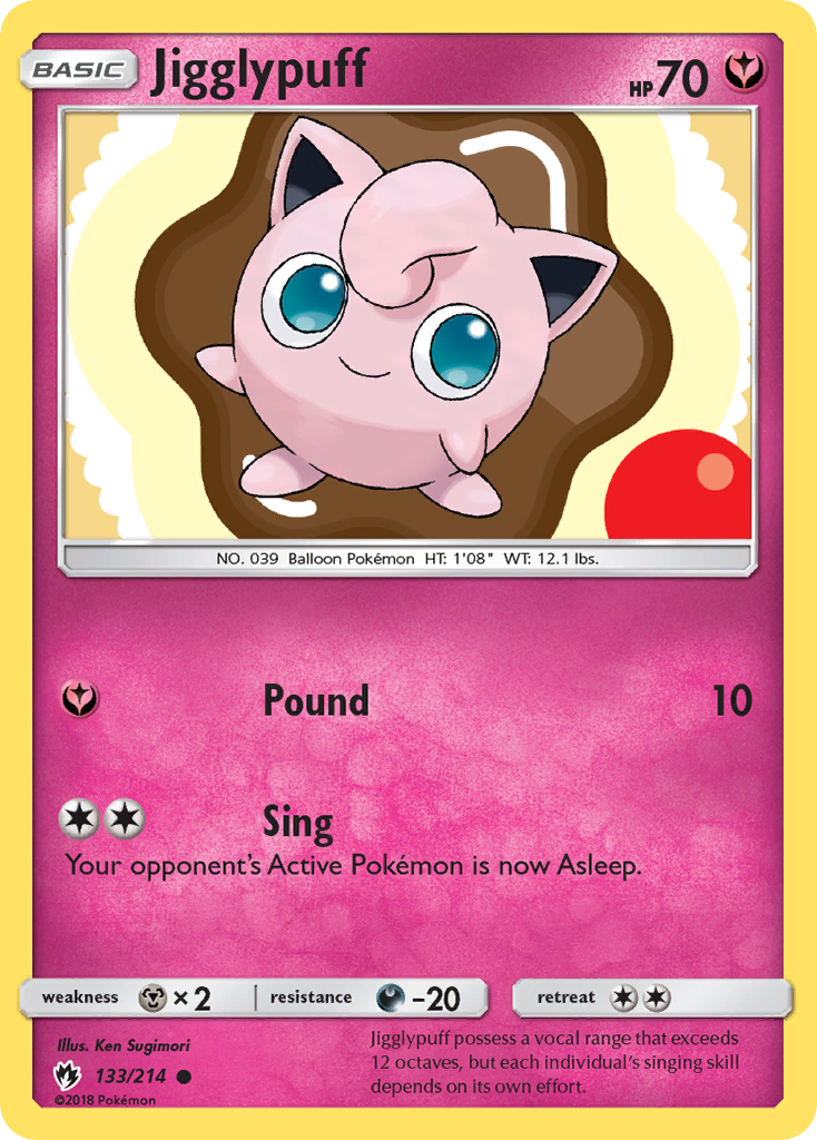 Jigglypuff (133/214) [Sun & Moon: Lost Thunder] | Exor Games Summserside