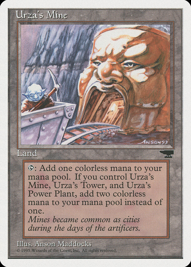 Urza's Mine (Mine Cart Entering Mouth) [Chronicles] | Exor Games Summserside