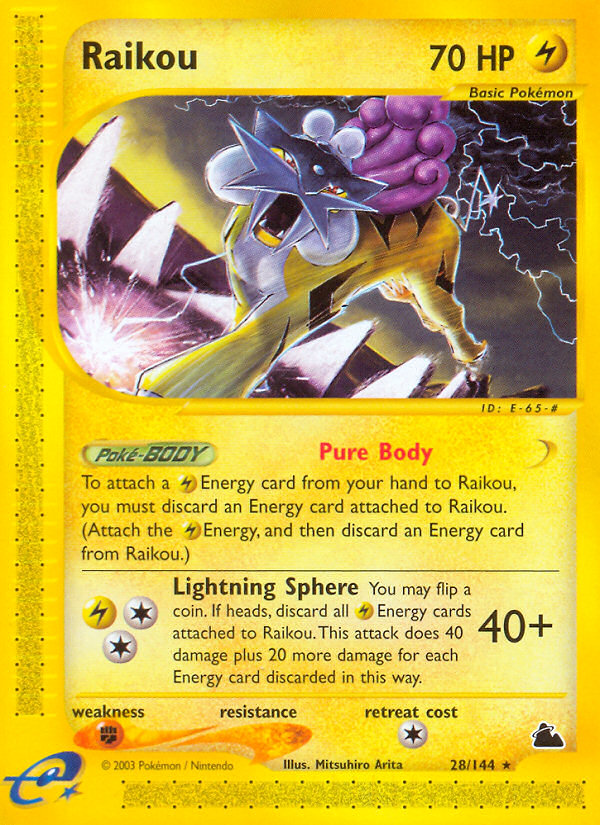 Raikou (28/144) [Skyridge] | Exor Games Summserside