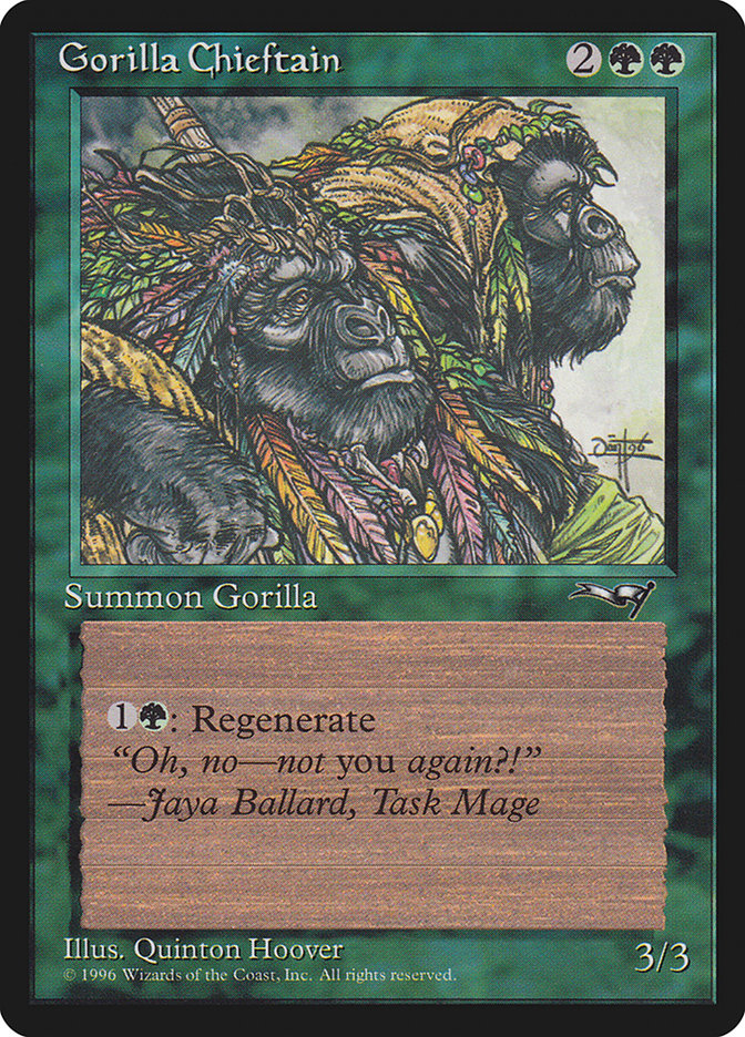 Gorilla Chieftain (Two Gorilla Art) [Alliances] | Exor Games Summserside