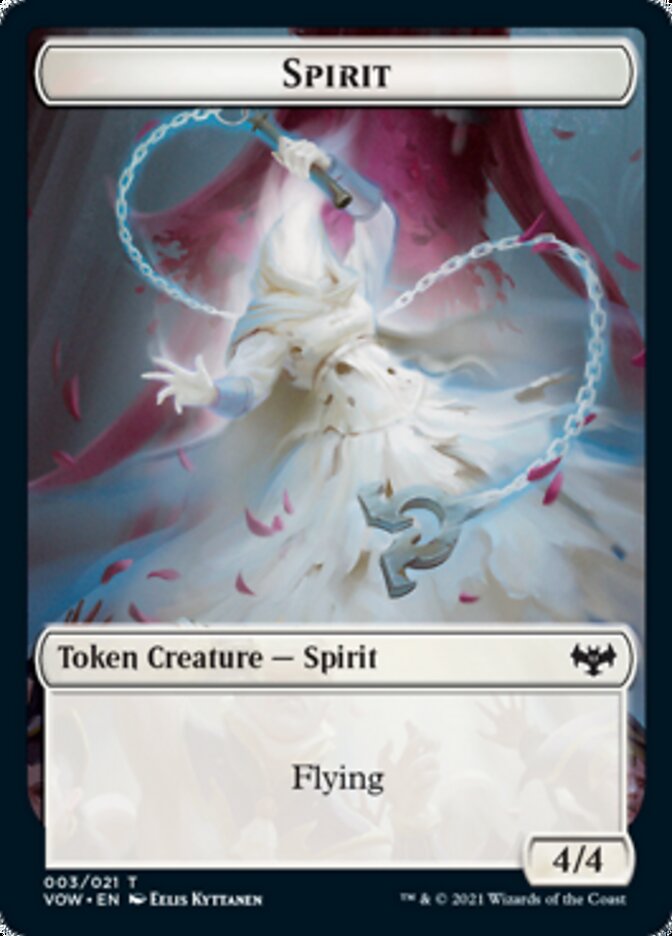 Spirit Token (003) [Innistrad: Crimson Vow Tokens] | Exor Games Summserside