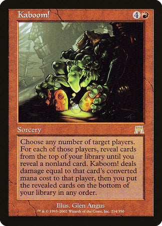 Kaboom! [Onslaught] | Exor Games Summserside