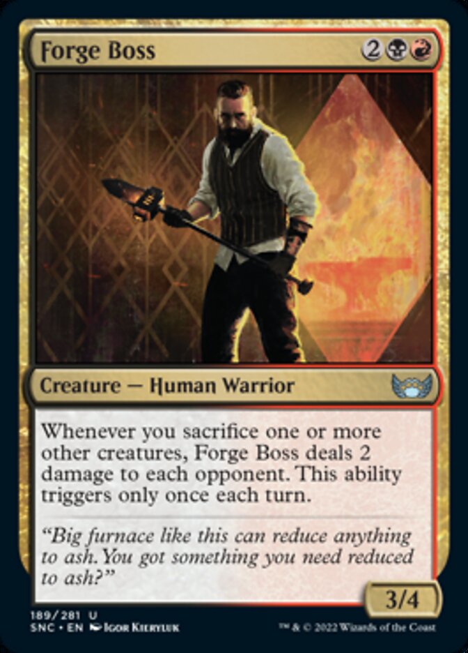 Forge Boss [Streets of New Capenna] | Exor Games Summserside
