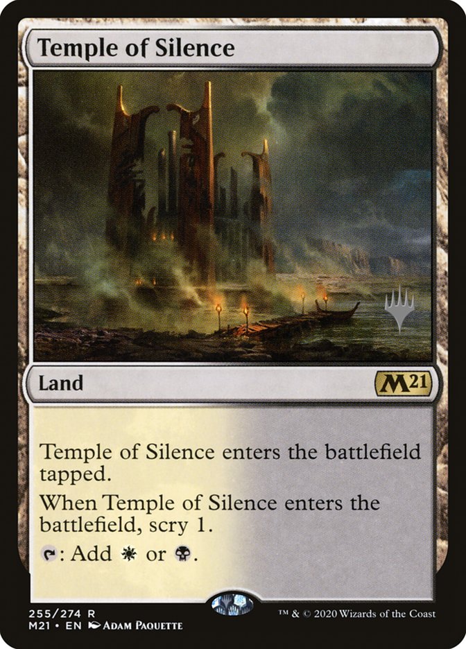 Temple of Silence (Promo Pack) [Core Set 2021 Promos] | Exor Games Summserside