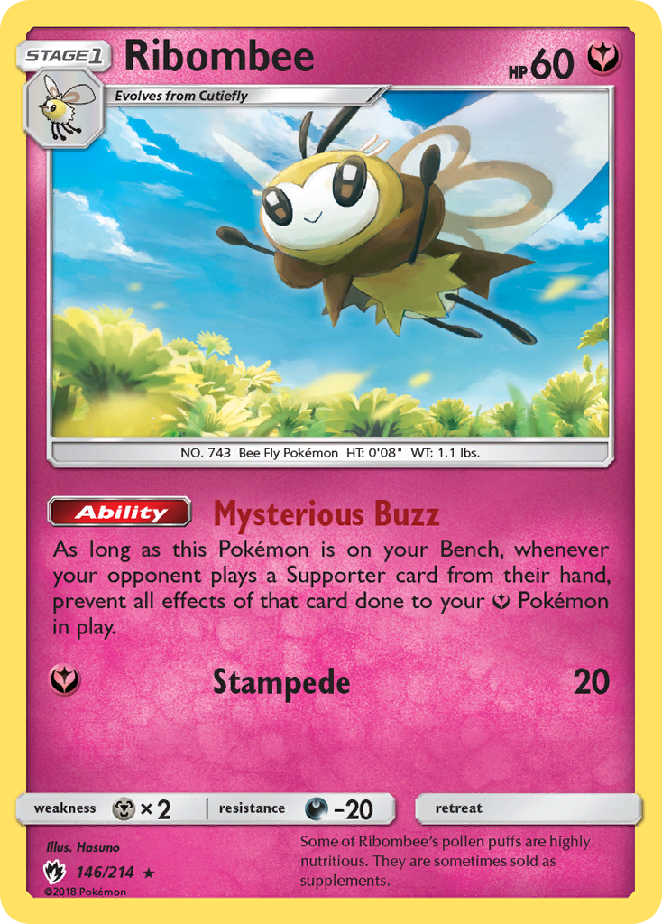 Ribombee (146/214) [Sun & Moon: Lost Thunder] | Exor Games Summserside