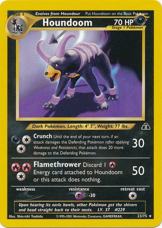 Houndoom (23/75) [Neo Discovery Unlimited] | Exor Games Summserside