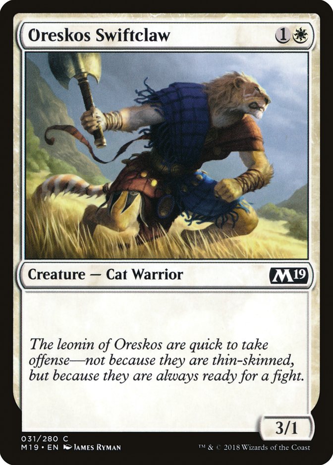 Oreskos Swiftclaw [Core Set 2019] | Exor Games Summserside