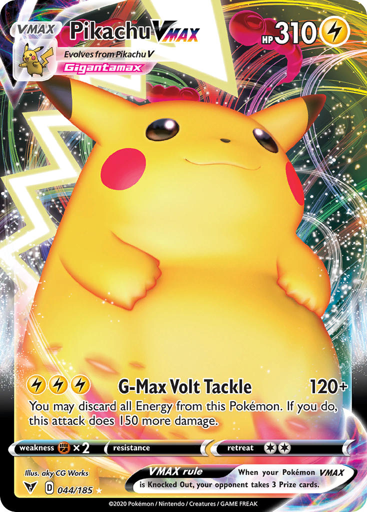 Pikachu VMAX (044/185) [Sword & Shield: Vivid Voltage] | Exor Games Summserside