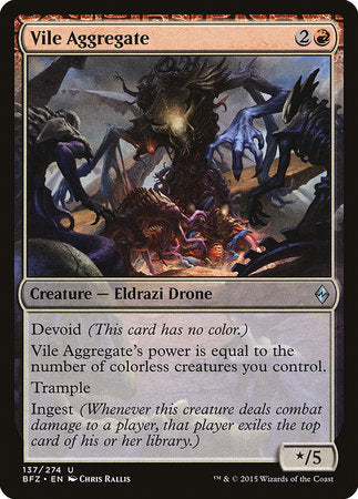 Vile Aggregate [Battle for Zendikar] | Exor Games Summserside