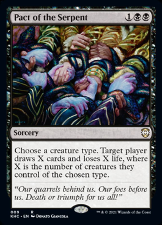 Pact of the Serpent [Kaldheim Commander] | Exor Games Summserside