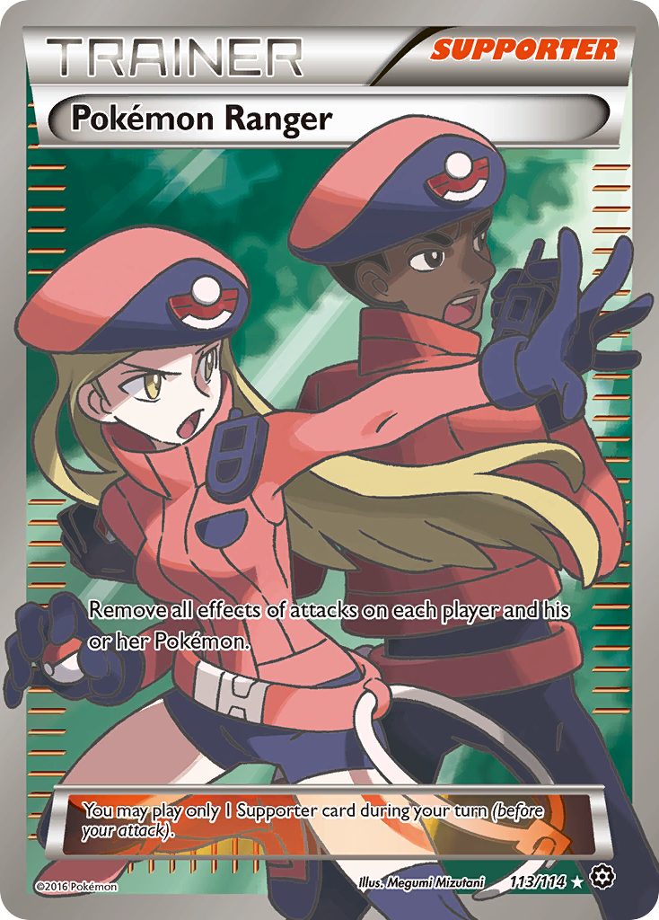 Pokemon Ranger (113/114) [XY: Steam Siege] | Exor Games Summserside