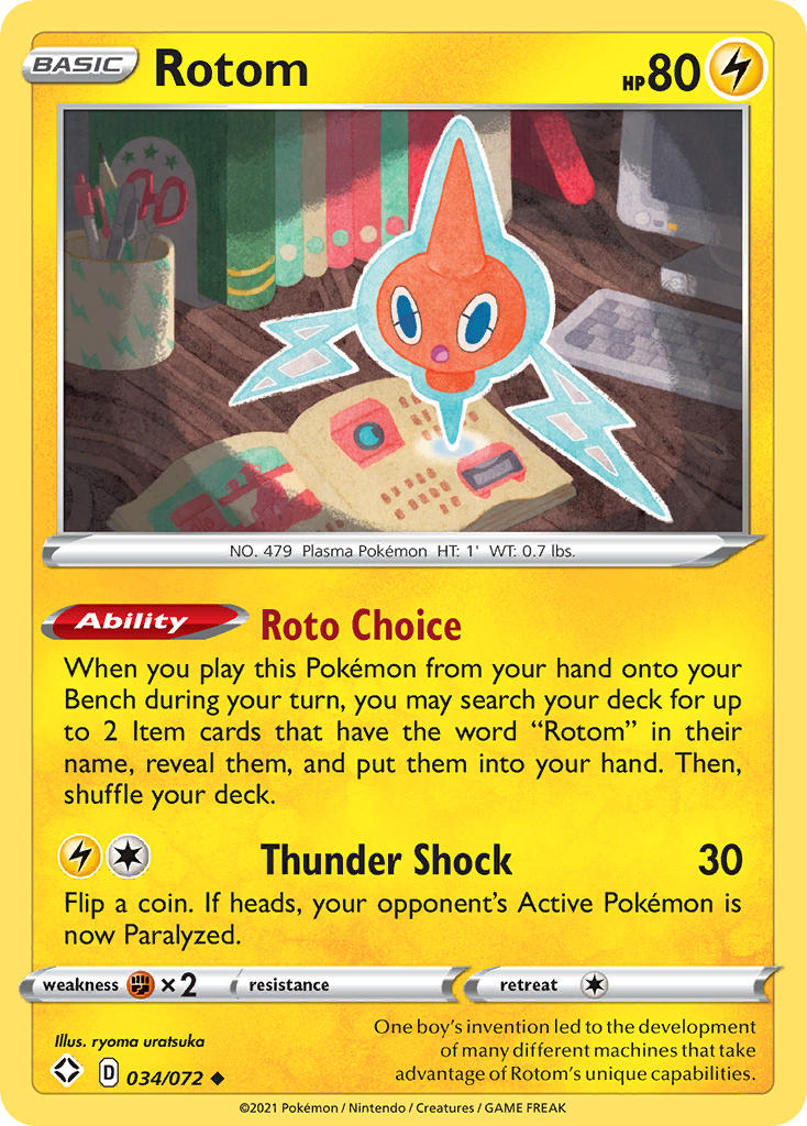 Rotom (034/072) [Sword & Shield: Shining Fates] | Exor Games Summserside