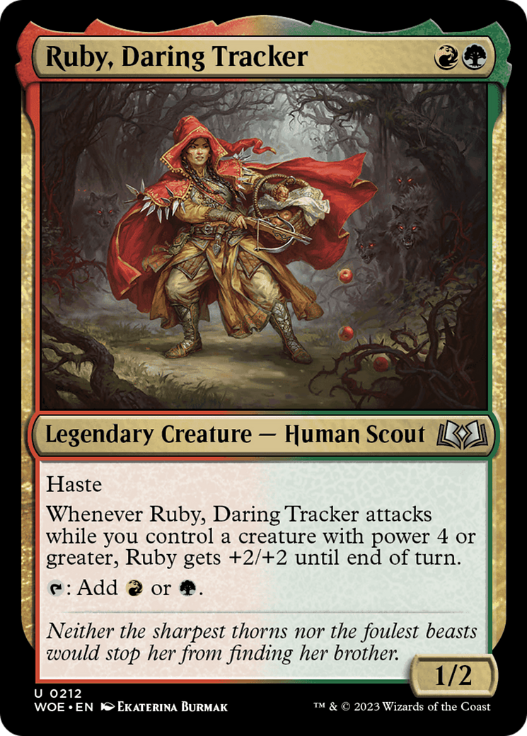 Ruby, Daring Tracker [Wilds of Eldraine] | Exor Games Summserside