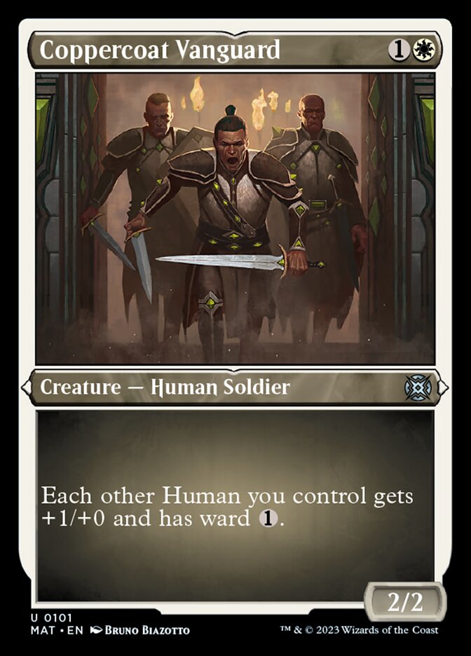 Coppercoat Vanguard (Foil Etched) [March of the Machine: The Aftermath] | Exor Games Summserside