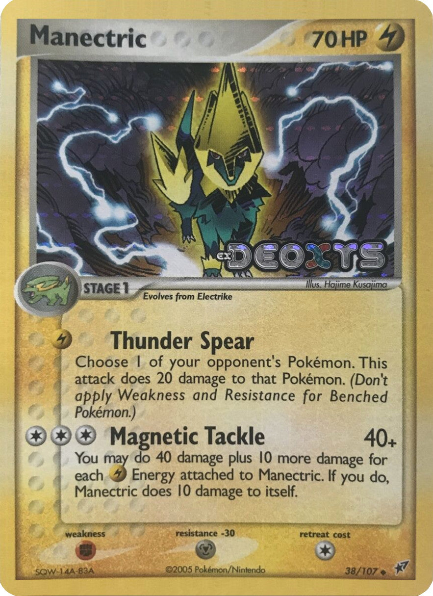 Manectric (38/107) (Stamped) [EX: Deoxys] | Exor Games Summserside