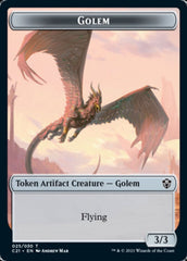 Golem (025) // Thopter Token [Commander 2021 Tokens] | Exor Games Summserside
