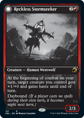 Reckless Stormseeker // Storm-Charged Slasher [Innistrad: Double Feature] | Exor Games Summserside
