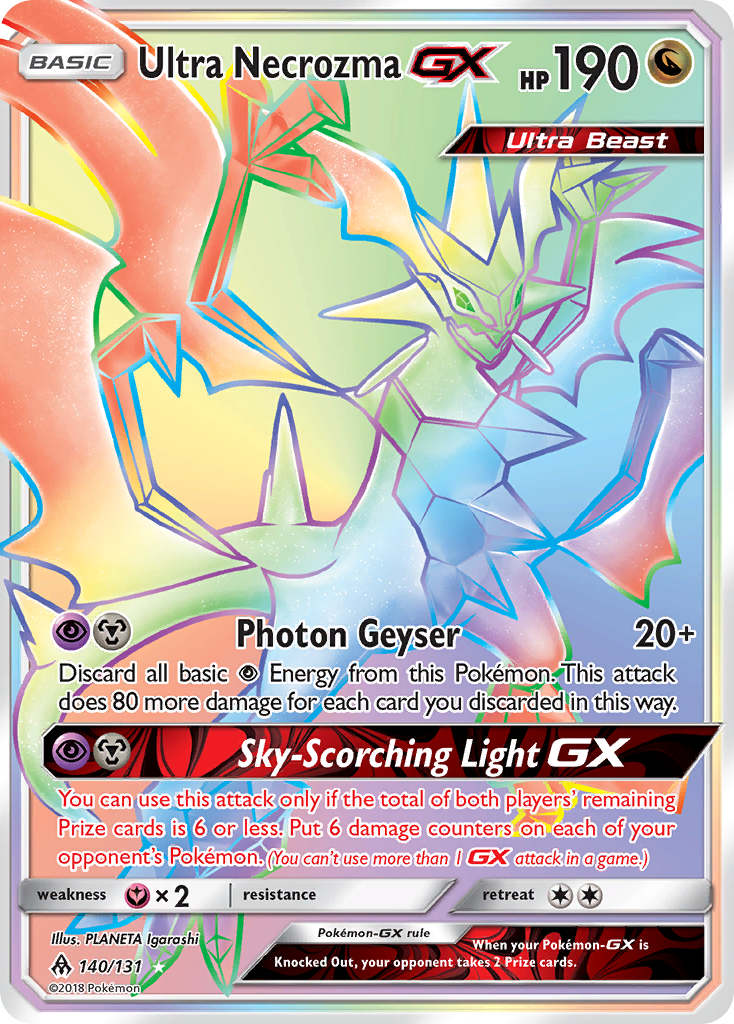 Ultra Necrozma GX (140/131) [Sun & Moon: Forbidden Light] | Exor Games Summserside