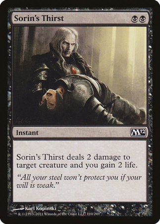 Sorin's Thirst [Magic 2012] | Exor Games Summserside