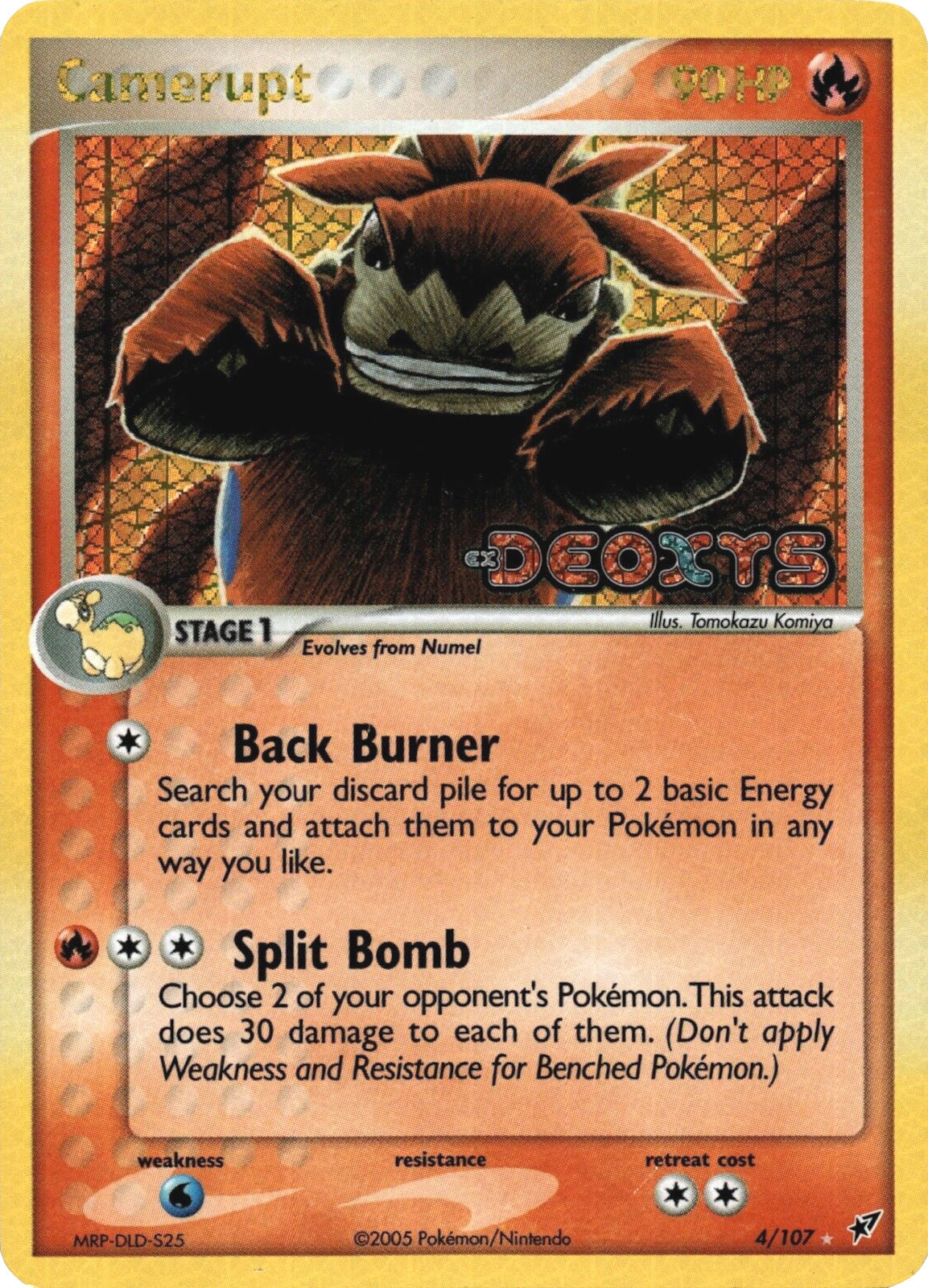 Camerupt (4/107) (Stamped) [EX: Deoxys] | Exor Games Summserside