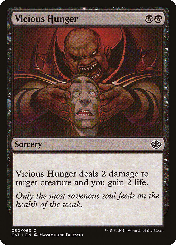 Vicious Hunger (Garruk vs. Liliana) [Duel Decks Anthology] | Exor Games Summserside