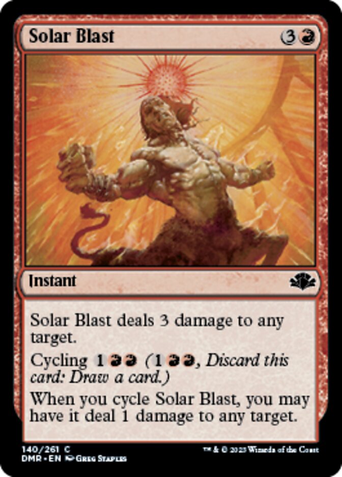 Solar Blast [Dominaria Remastered] | Exor Games Summserside