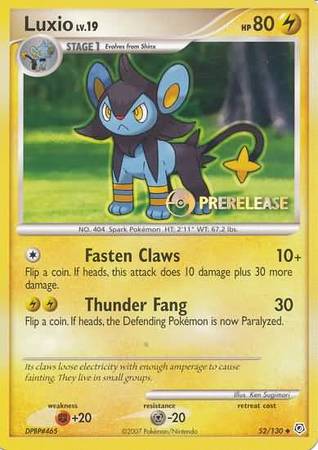 Luxio (52/130) (Prerelease Promo) [Nintendo: Black Star Promos] | Exor Games Summserside