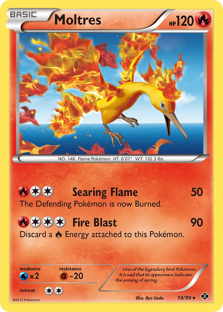 Moltres (14/99) (Blister Exclusive) [Black & White: Next Destinies] | Exor Games Summserside