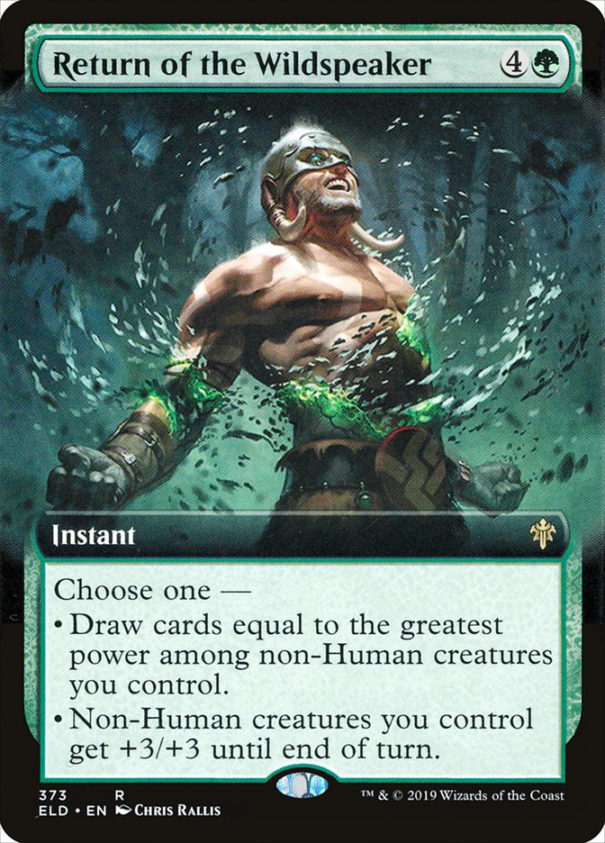 Return of the Wildspeaker (Extended Art) [Throne of Eldraine] | Exor Games Summserside