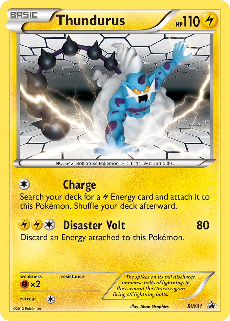 Thundurus (BW41) [Black & White: Black Star Promos] | Exor Games Summserside