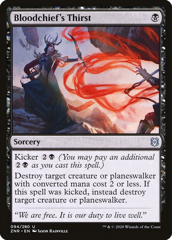 Bloodchief's Thirst [Zendikar Rising] | Exor Games Summserside