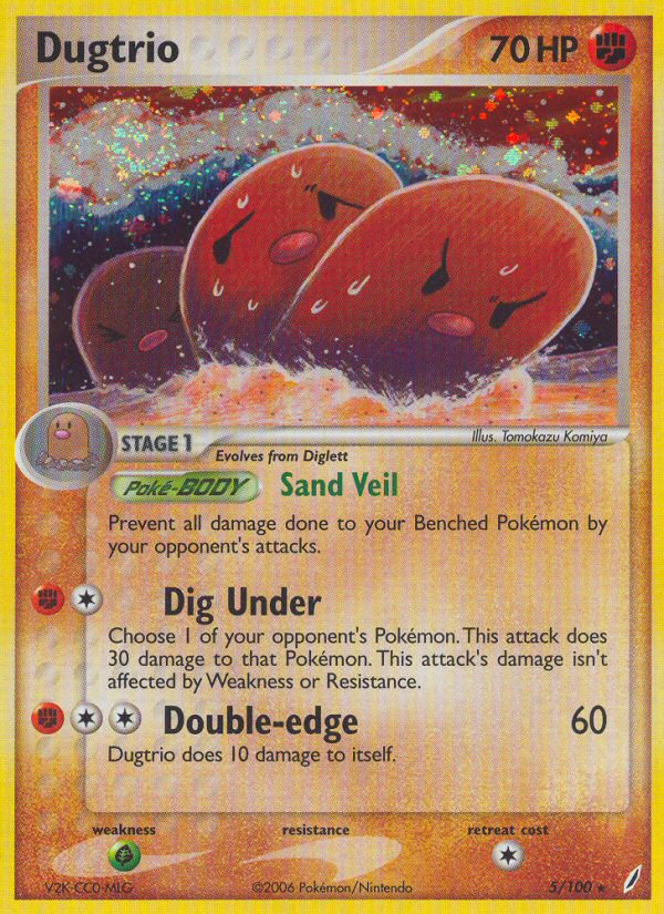 Dugtrio (5/100) [EX: Crystal Guardians] | Exor Games Summserside