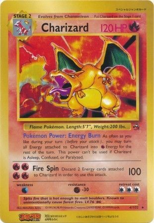 Charizard (4/102) (CoroCoro Promo) (Jumbo Card) [Base Set Unlimited] | Exor Games Summserside