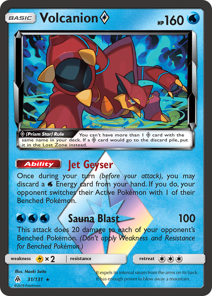 Volcanion (31/131) (Prism Star) [Sun & Moon: Forbidden Light] | Exor Games Summserside